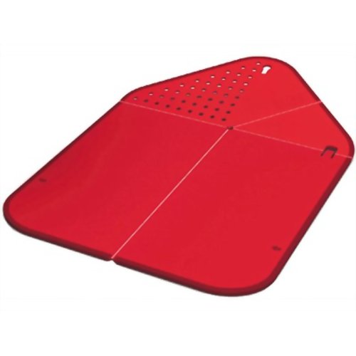 ジョゼフジョゼフ 折りたたみまな板 リンス&チョップ レッド 【マキノトレーディング】