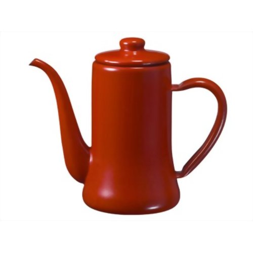 月兎印 スリムポット1.2L レッド 【野田琺瑯】