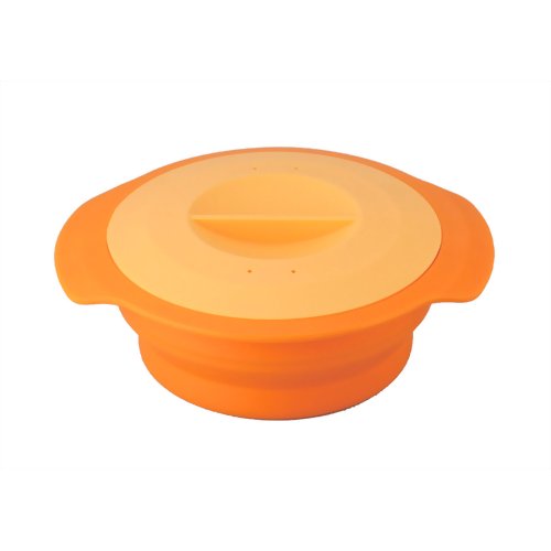 和平フレイズ らくCHIN!シリコーン シリコーンポット M オレンジ RR-5352 【和平フレイズ】