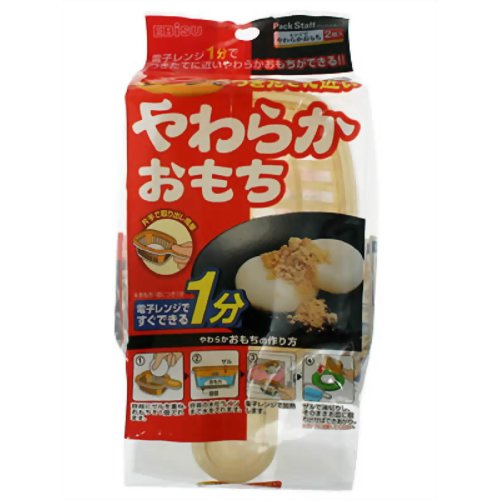 レンジでやわらかおもち 丸型 2個入 【エビス】