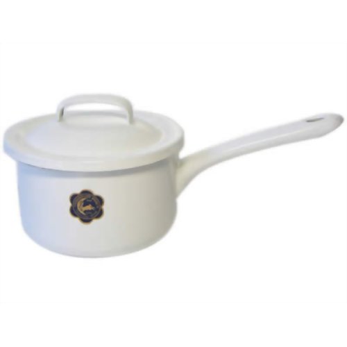 月兎印 ソースパン12cm ホワイト 【野田琺瑯】