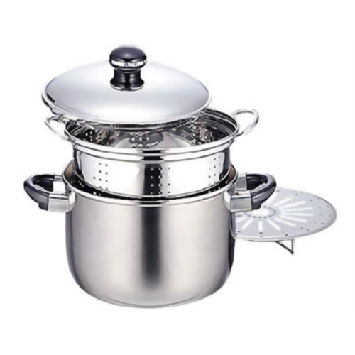 オブジェ シチューポット 18cm&穴明き内鍋&スチームプレート OJ-5D-D 【宮崎製作所】