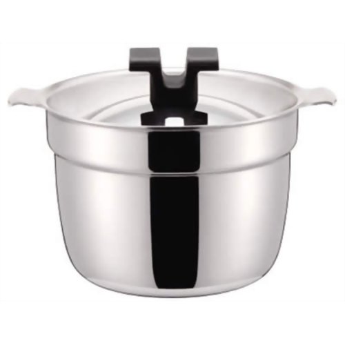 ライスポット 炊飯鍋 S-タイプ 【全面ステンレス・アルミ芯3層鋼】 5合 RP-5S 【宮崎製作所】