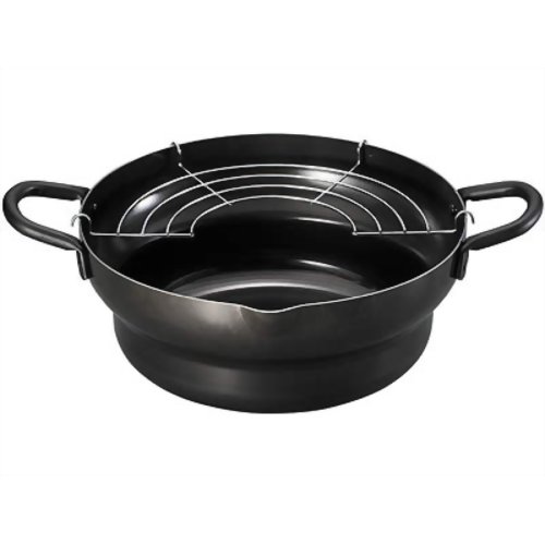 燕三 鉄 段付天ぷら鍋 24cm EM-8132 【和平フレイズ】