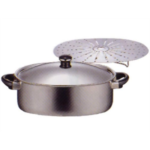 オブジェ アルミコア楕円鍋&スチームプレート OJ-65 【宮崎製作所】