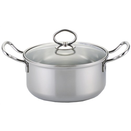 ヨシカワ ブライト 両手鍋 20cm SH8405 【ヨシカワ】