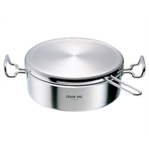 ヨシカワ クックパル プライム 浅型両手鍋 24cm YH8493 【ヨシカワ】