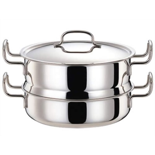 ジオ 蒸し器付鍋 25cm GEO-25M 【宮崎製作所】