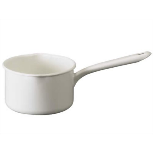 月兎印 ミルクパン14cm ホワイト 【野田琺瑯】