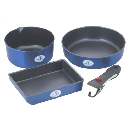 和平フレイズ ブレビット 着脱ハンドルミニトリオセット ブルー BR-5021 【和平フレイズ】