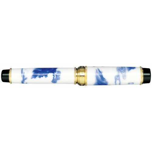 有田焼 万年筆 染山水 【セーラー万年筆】