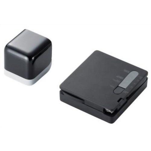 エレコム iPhone/iPod対応 モバイルチャージャー ACアダプタ付 DE-RKJ1ACBK ブラック 【エレコム】