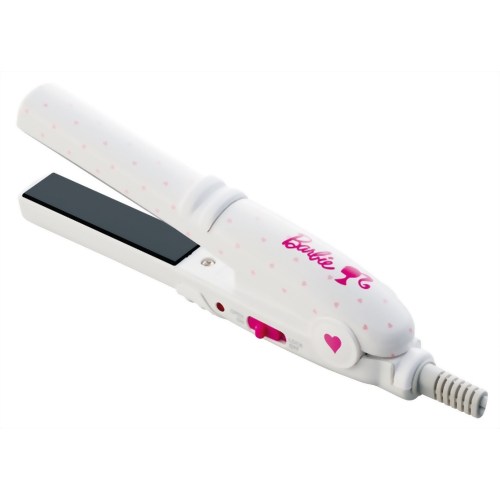 コイズミ バービーシリーズ ストレートへアアイロン KHC-0901/BW ホワイト　【小泉成器】
