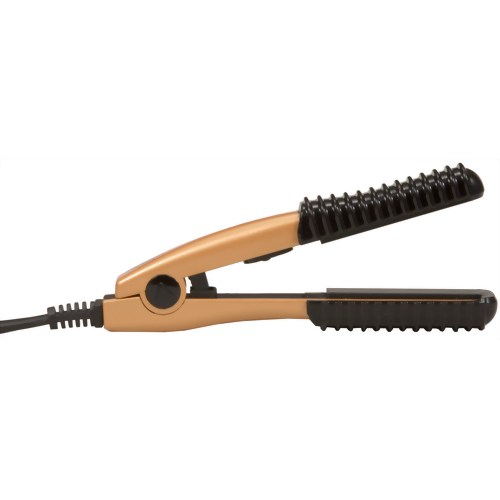 ストレート&カールアイロン セラミックプロ ミニ MA-411 ゴールド　【丸隆】