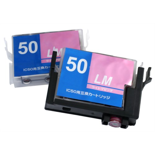 アクティス エプソンIC50対応 インクタンク交換方式 汎用インクカートリッジ 2個パック ライトマゼンタ EIE50R2LM 【アクティス】